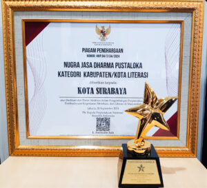 Perpustakaan Umum Kota Surabaya Raih Standarisasi PISA Kategori Madya dari Kemen PPPA RI