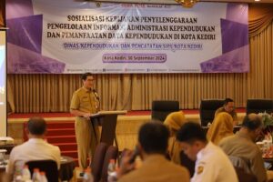 Sosialisasikan Pengelolaan dan Pemanfaatan Data Kependudukan untuk Jaga Keamanan Data Kota Kediri