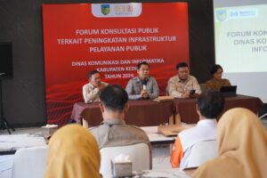 Forum Konsultasi Publik, Kominfo Kabupaten Kediri Gandeng Stakeholder