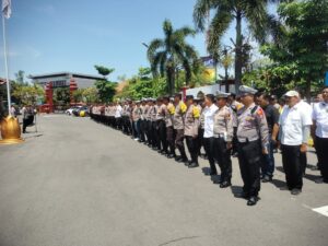 Polres Madiun Kota Terjunkan 182 Personil Amankan Debat Perdana Calon Walikota dan Wakil Walikota Madiun Tahun 2024