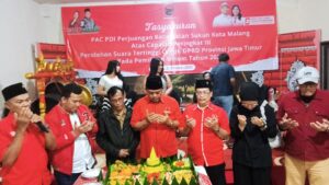 Tasyakuran, PAC PDI Perjuangan Kecamatan Sukun Siap Menangkan Pilkada 2024