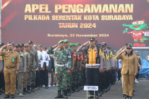 Surabaya Gelar Apel Pengamanan Pilkada 2024