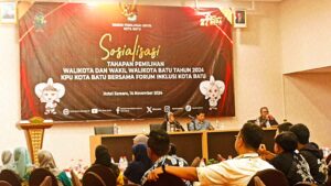 KPU Kota Batu Gelar Sosialisasi Tahapan Pilkada 2024 Bersama Forum Inklusi