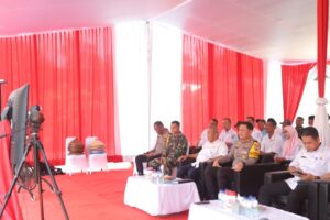 Kapolres Lamongan Zoom Meeting Peluncuran Gugus Tugas Polri, Dukung Ketahanan Pangan
