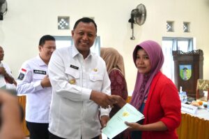Dua DesaTerima PTSL, Pemkab Kediri Pesan Tiga Hal