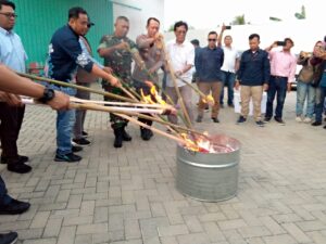 KPU Kabupaten Kediri Musnahkan Kelebihan Surat Suara Pilkada 2024