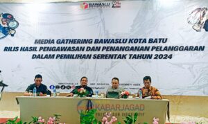 Media Gathering, Bawaslu Kota Batu Merelease Hasil Pengawasan dan Penanganan Pelanggaran Pilkada 2024