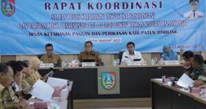Melalui Rakor Satgas dan Pemetaan Daerah Rawan, Pemkab Jombang Perkuat Ketahanan Pangan