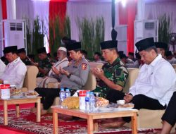 Wakasal Mewakili Kepala Staf Angkatan Laut Laksamana TNI Dr. Muhammad Ali,SE,M,,M,M,Tr,Opsla, Menghadiri Buka Puasa Bersama TNI-Polri