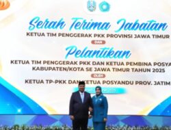 Ketua TP PKK Kabupaten Jombang Periode 2025-2030 Resmi Dilantik