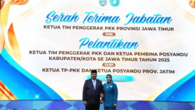 Ketua TP PKK Kabupaten Jombang Periode 2025-2030 Resmi Dilantik
