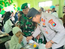 Kapolsek Taman Bersama Danramil Pantau Pelaksanaan Makan Bergizi Gratis di MIT Bhakti Ibu