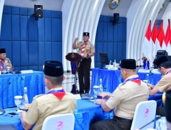Kepala Staf Angkatan Laut Laksamana TNI Dr. Muhammad Ali,SE,M,,M,M,Tr,Opsla,Membuka Rapat Pimpinan Saka Bahari Nasional Tahun 2025