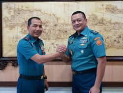 Pangkoarmada II Menerima kunjungan Dari Para Tenaga Ahli Pengkaji Lembaga Ketahanan Nasional RI