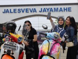 Pangkalan Utama TNI Angkatan Laut I  Menerima Kedatangan Komunitas Motor Alfa Scorpi