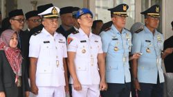 Paurharsatap Lanudal Sabang Menghadiri Upacara Peringatan Hari Pendidikan Nasional Tahun 2025 Di Halaman Kantor Wali Kota Sabang