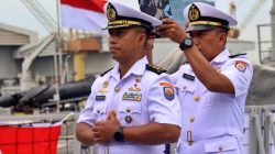 Dansatkor Memimpin Pelaksanaan Upacara Pengukuhan Jabatan Komandan KRI Yos Sudarso-353