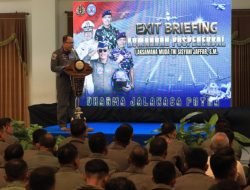 Exit Briefing, Menjelang Serah Terima Jabatan Komandan Puspenerbal