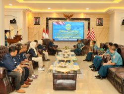 Danlantamal VI Menerima Kunjungan Pengurus Putra Putri Purnawirawan TNI AL Wilayah Makassar