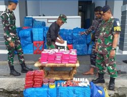 Lantamal VIII Manado Berhasil Menggagalkan Peredaran Penyelundupan Produk Kecantikan Skincare Illegal