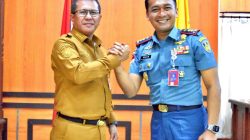 Danlanudal Kupang Melaksanakan Kunjungan Kehormatan Kepada Bupati Kupang
