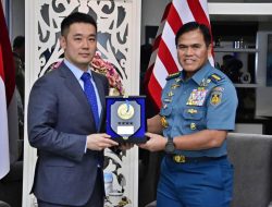 Kepala Staf Angkatan Laut Laksamana TNI Dr. Muhammad Ali,SE,M,,M,M,Tr,Opsla, Menerima Kunjungan Kehormatan China Celite Technologies Co. Ltd. Dan PT. Indadi Setia