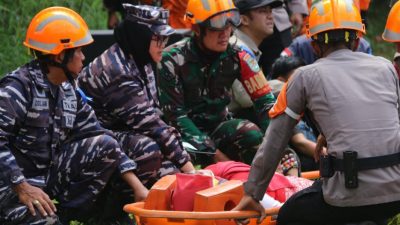 Pangkalan TNI AL Bandung Melaksanakan Operasi Militer Selain Perang  Merspon Cepat  Siaga Bencana Alam Gempa Sesar Lembang Bandung