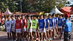 Sebanyak 185 Calon Taruna TNI Pada Tahun Anggaran 2025 Melaksanakan Seleksi Uji Kesemaptaan Jasmani Di Lapangan Agus Salim Kota Padang