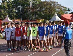 Sebanyak 185 Calon Taruna TNI Pada Tahun Anggaran 2025 Melaksanakan Seleksi Uji Kesemaptaan Jasmani Di Lapangan Agus Salim Kota Padang
