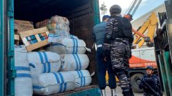 Lantamal XII Pontianak Berhasil Menggagalkan Penyelundupan Ballpress Asal Malaysia Tujuan Jakarta