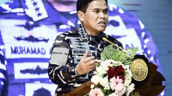 Kepala Staf Angkatan Laut Laksamana Muhammad Ali,SE,M,,M,M,Tr,Opsla, Membuka Kegiatan Sinkronisasi Longitudinal Lembaga Pendidikan TNI AL, Di Surabaya