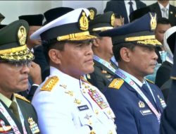 Kepala Staf Angkatan Laut Laksamana TNI Dr. Muhammad Ali,SE,M,,M,M,Tr,Opsla, Menghadiri Upacara Peringatan Hari Lahir Pancasila Tahun 2025 Yang Berlangsung Di Gedung Pancasila