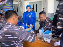 Memperingati Hari Ulang Tahun Penerbangan TNI AL Ke-69 Melaksanakan Kegiatan Bakti Sosial Donor Darah Yang Berlangsung Di Hanggar Lanudal Tanjungpinang
