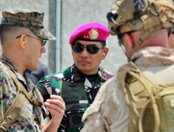 Dankormar Meninjau Langsung Pelaksanaan Latihan Bersama Platex 2025, Antara Korps Marinir TNI Angkatan Laut Dan United States Marine Corps