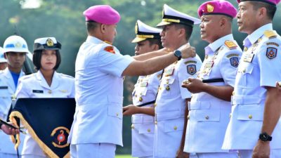Dankodiklatal Memimpin Langsung Upacara Pengambilan Sumpah Dan Serah Terima Jabatan Tiga Jabatan Strategis Di Lingkungan Kodiklatal