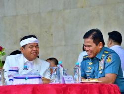 Kepala Staf Angkatan Laut Laksamana TNI Dr. Muhammad Ali,SE,M,,M,M,Tr,Opsla, Usai Penandatanganan Perjanjian Kerja Sama Antara TNI AL Dengan Pemerintah Provinsi Jawa Barat Dihadiri Secara Langsung Oleh Gubernur Jawa Barat Dedi Mulyadi