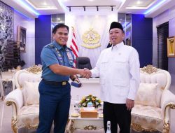 Kepala Staf Angkatan Laut Laksamana TNI Dr. Muhammad Ali,SE,M,,M,M,Tr,Opsla, Terima Kunjungan Kehormatan Dari Menteri Agraria Dan Tata Ruang Republik Indonesia