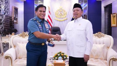 Kepala Staf Angkatan Laut Laksamana TNI Dr. Muhammad Ali,SE,M,,M,M,Tr,Opsla, Terima Kunjungan Kehormatan Dari Menteri Agraria Dan Tata Ruang Republik Indonesia