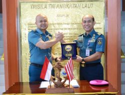 Komando Armada III Menerima Kunjungan Kerja Skomlekal Dalam Rangka Safari Komlek