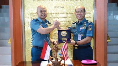 Komando Armada III Menerima Kunjungan Kerja Skomlekal Dalam Rangka Safari Komlek