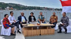 Danlantamal X/Jayapura,Dalam Dialog Interaktif Bertajuk “Merawat Budaya Maritim Di Papua Dalam Bingkai NKRI” Yang Digelar Di Atas Geladak Helly KRI Teluk Wondama