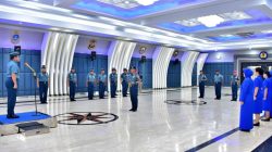 Sebanyak 5 Perwira Menengah TNI AL Melaksanakan Laporan Korps Kenaikan Pangkat Pati Bertempat Di Wisma Elang Laut, Jakarta Pusat