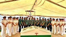Srikandi TNI AL Menghadiri Panel Diskusi Women, Peace, And Security Yang Berlangsung Di Atas Kapal Latih Chili TS Esmeralda