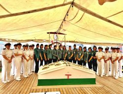 Srikandi TNI AL Menghadiri Panel Diskusi Women, Peace, And Security Yang Berlangsung Di Atas Kapal Latih Chili TS Esmeralda