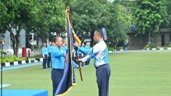Komandan Lantamal III Menghadiri Upacara Pelepasan Kontingen Koarmada Dan Jajarannya,Dalam Rangka Porwilbar Tahun 2025