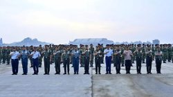 Kepala Staf Angkatan Laut Laksamana TNI Dr. Muhammad Ali,SE,M,,M,M,Tr,Opsla, Menghadiri Upacara Penyambutan Kontingen Indonesia Patriot II Yang Telah Kembali Dari Prancis