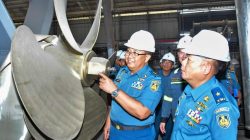 TNI AL Melaksanakan Kunjungan Kerja Ke Sejumlah Industri Galangan Kapal Nasional Di Wilayah Batam