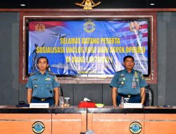 Diskumal Melaksanakan Sosialisasi UNCLOS 82 Dari Aspek Operasi Yang Berlangsung Di Mako Pangkalan Utama TNI AL I Belawan