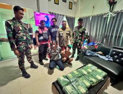Polisi Militer Angkatan Laut Lantamal XIII Tarakan Berhasil Menggagalkan Upaya Penyelundupan Narkotika Jenis Sabu-Sabu Seberat 12 kilogram