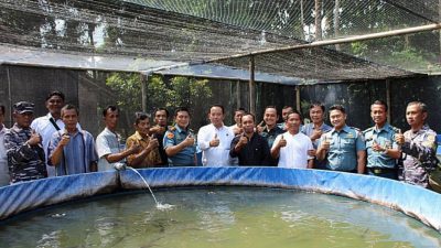 Pangkalan TNI AL Yogyakarta Kembali Melaksanakan Sosialisasi Budidaya Ikan